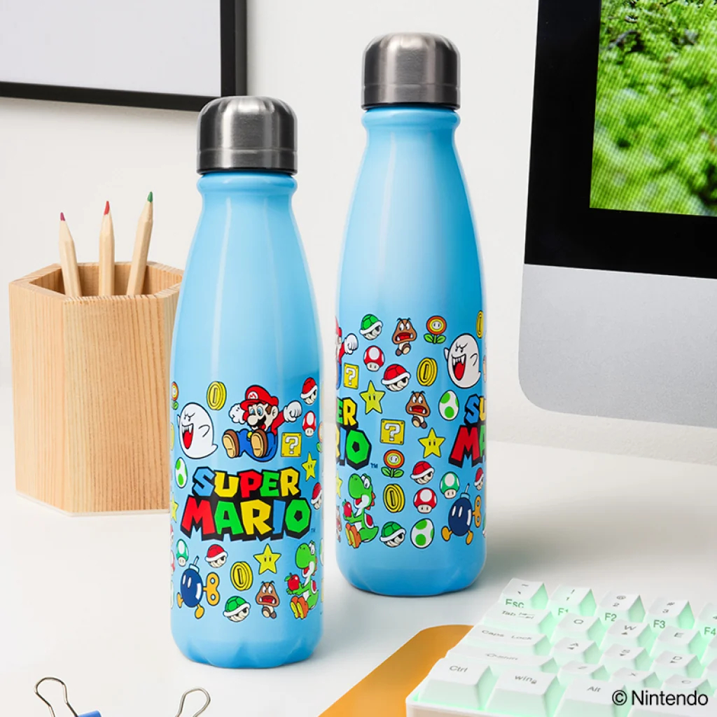 Super Mario - Aluminium Water Bottle