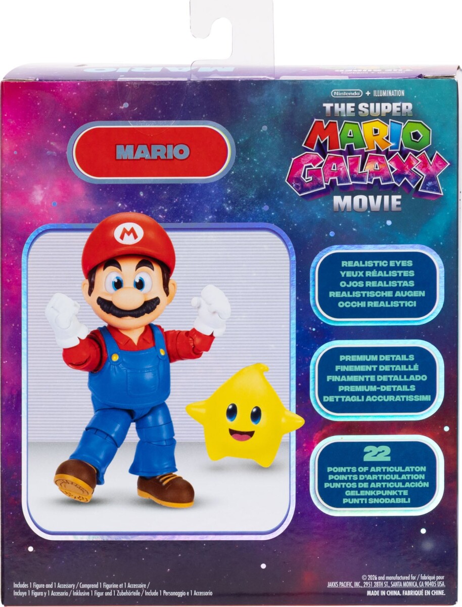 Super Mario Galaxy Movie - Figures 12 Cm Wave 1 - Mario