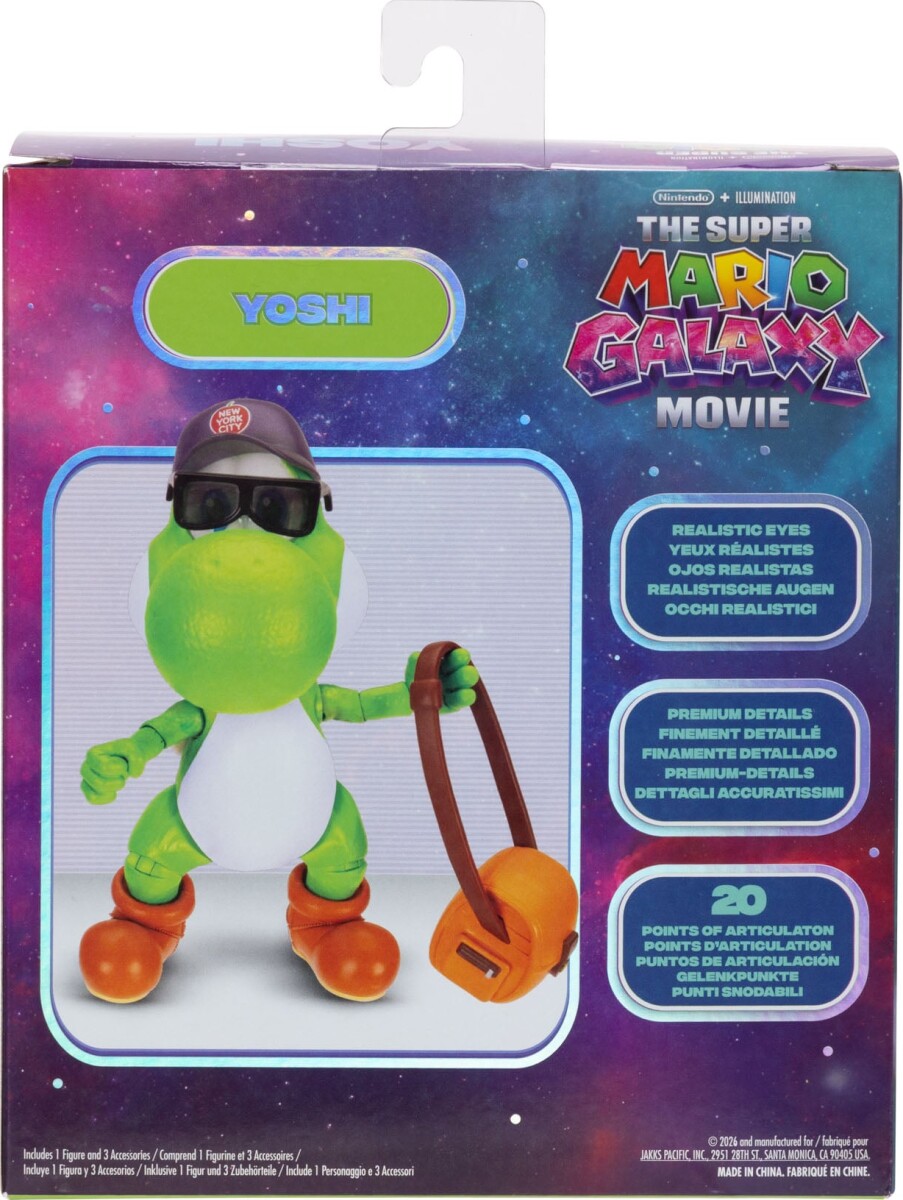 Super Mario Galaxy Movie - Figures 12 Cm Wave 1 - Yoshi