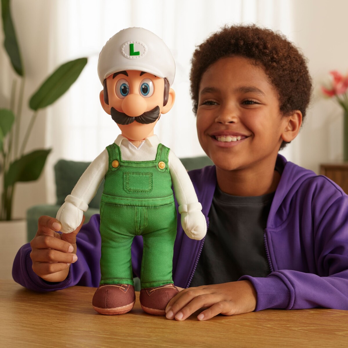 Super Mario Galaxy Movie - Jumbo Roto Plush - Luigi 432374