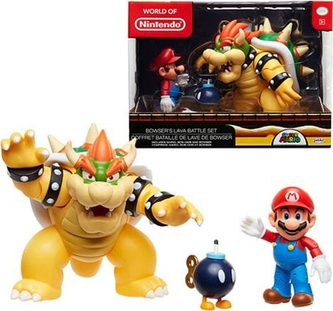 Super Mario Legetøj - Mario Vs Bowser