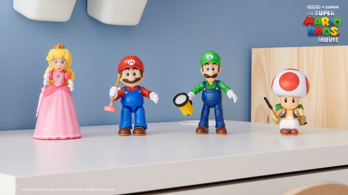Le film Super Mario Bros : Toad - Figurine - 13 cm