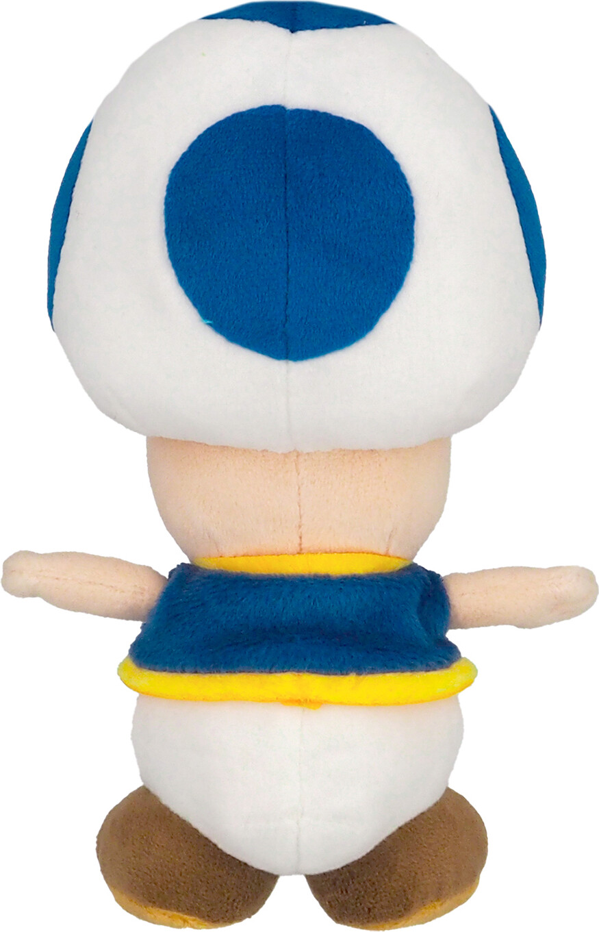 Super Mario Bamse - Toad Blue - Blå - 20 Cm