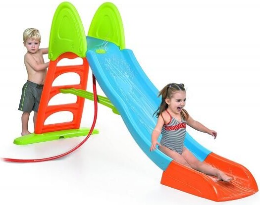 Feber - Stor Vandrutsjebane Til Haven - Bølgeformet - Tobogan