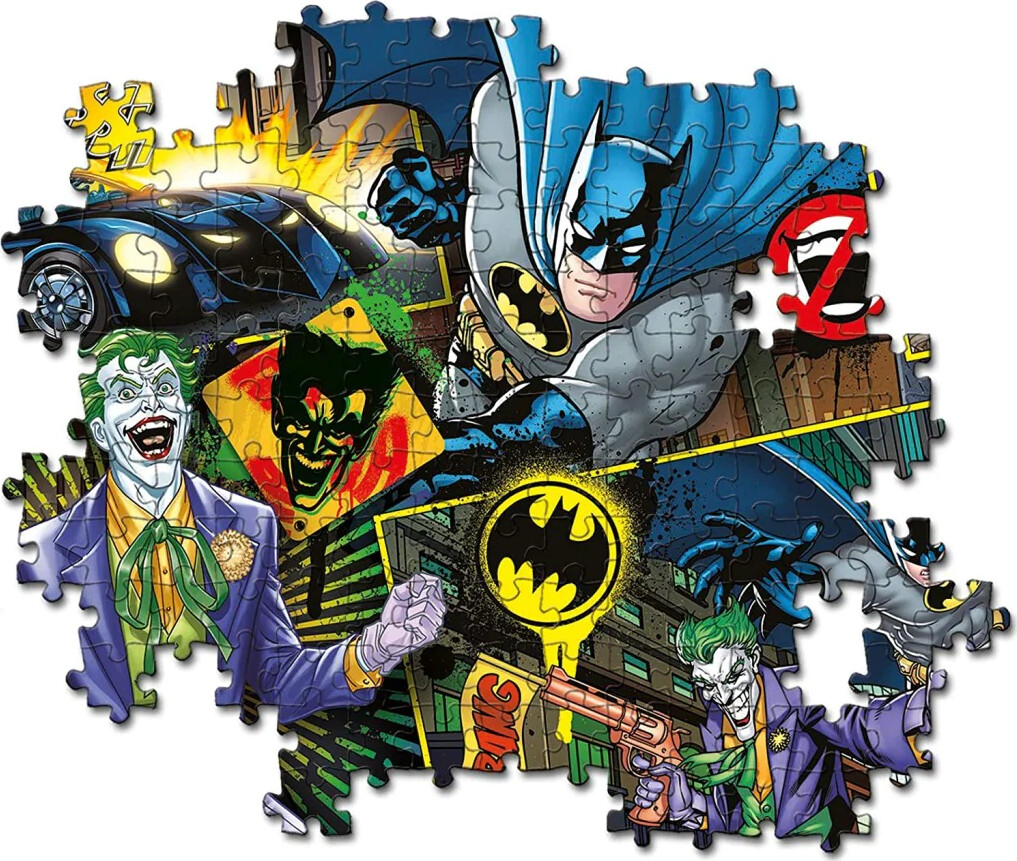 Batman Puslespil - Super Color - 104 Brikker - Clementoni
