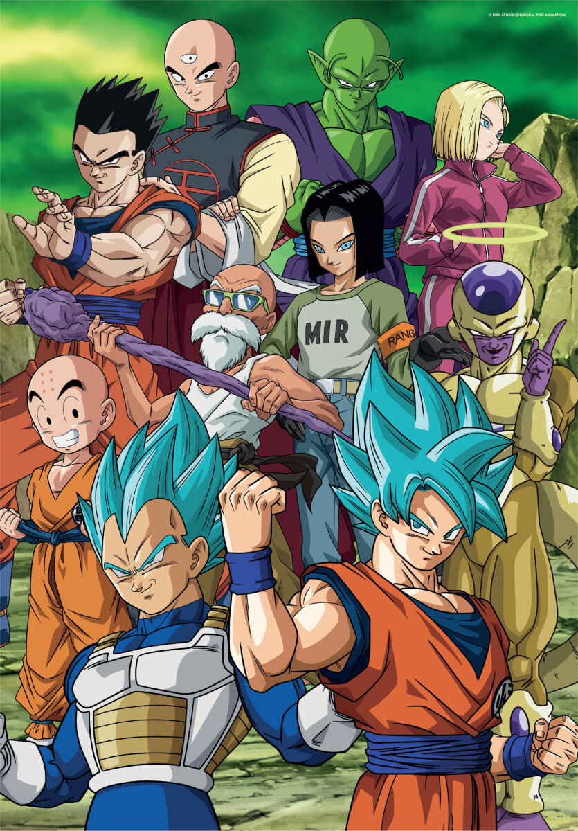 Clementoni Puslespil - Dragon Ball - Super Color - 104 Brikker