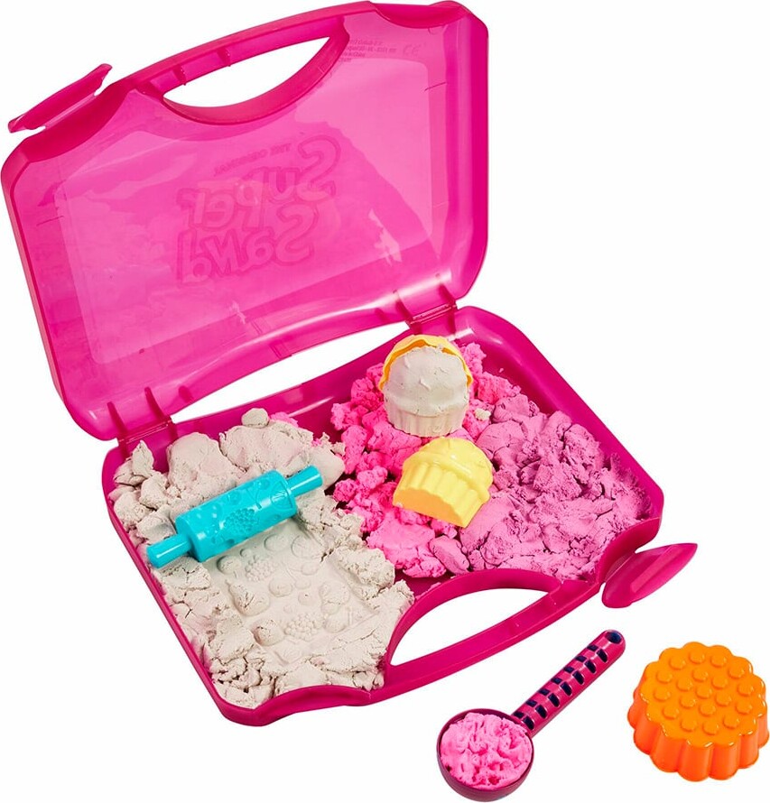 Super Sand - Bakery - Legesand Kuffert Sæt Til Børn