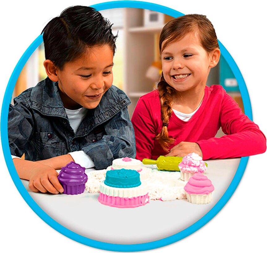 Super Sand - Cupcakes - Legesand Sæt Til Børn