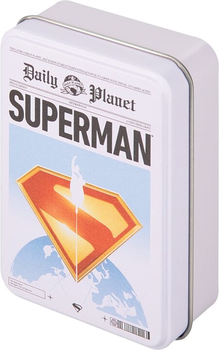 Superman Playing Cards In A Tin