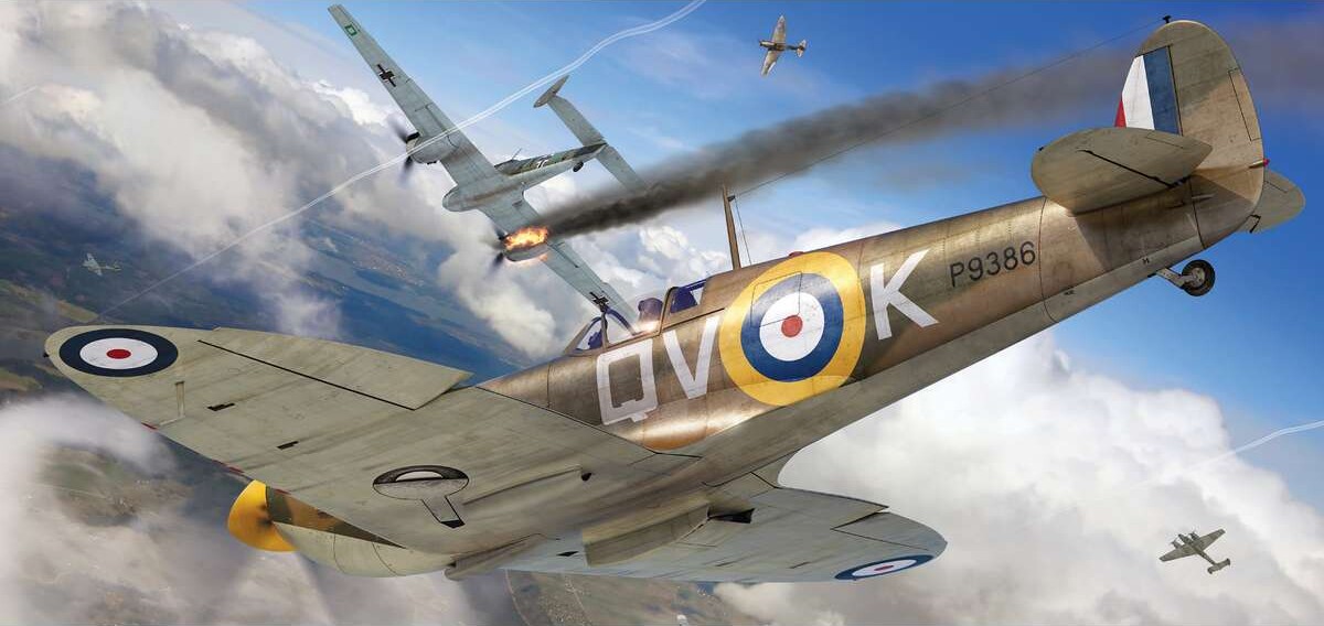 Airfix - Supermarine Spitfire Mkia Fly Byggesæt - 1 72 - A01071C