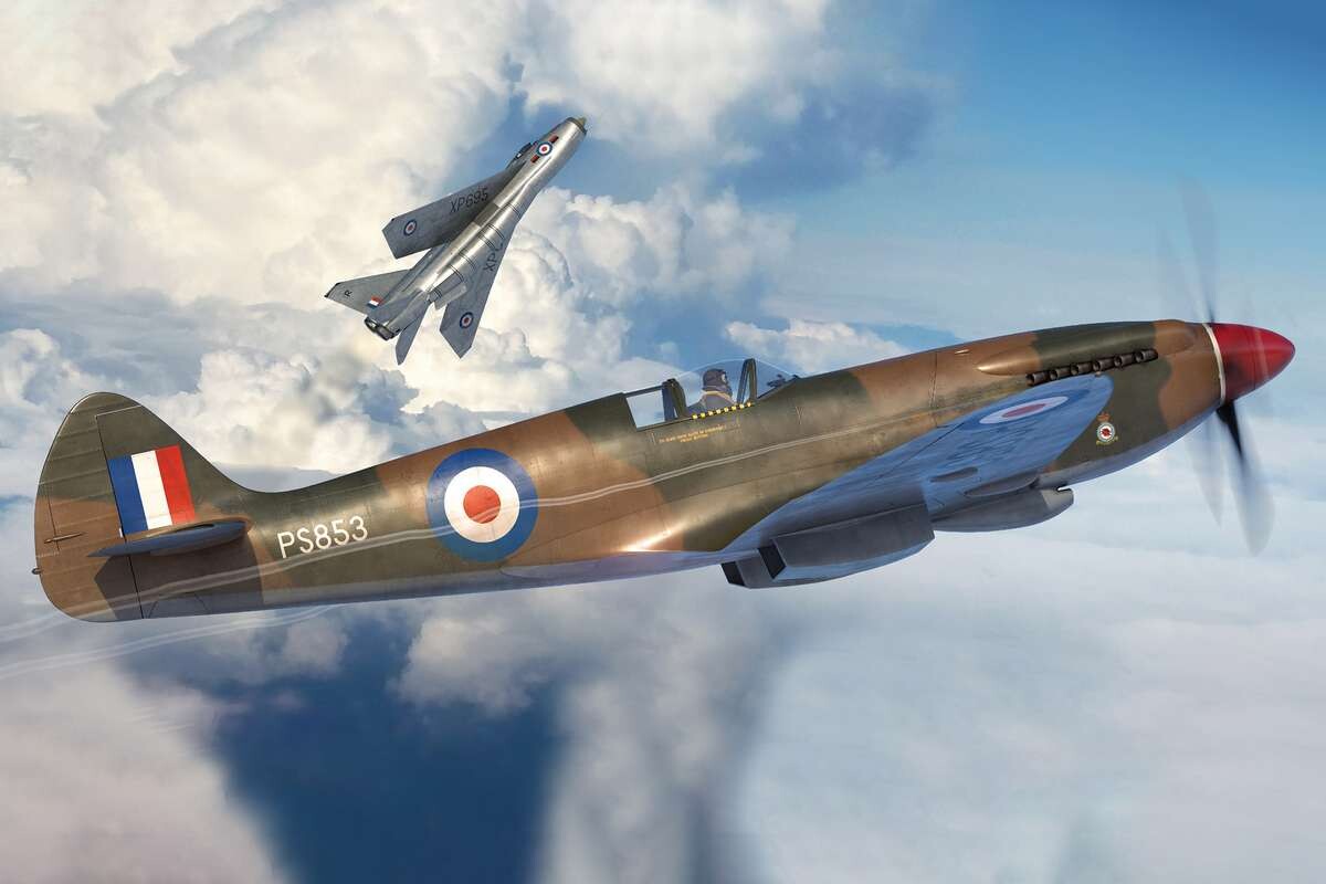 Airfix - Supermarine Spitfire Prxix Fly Byggesæt - 1 48 - A05119A