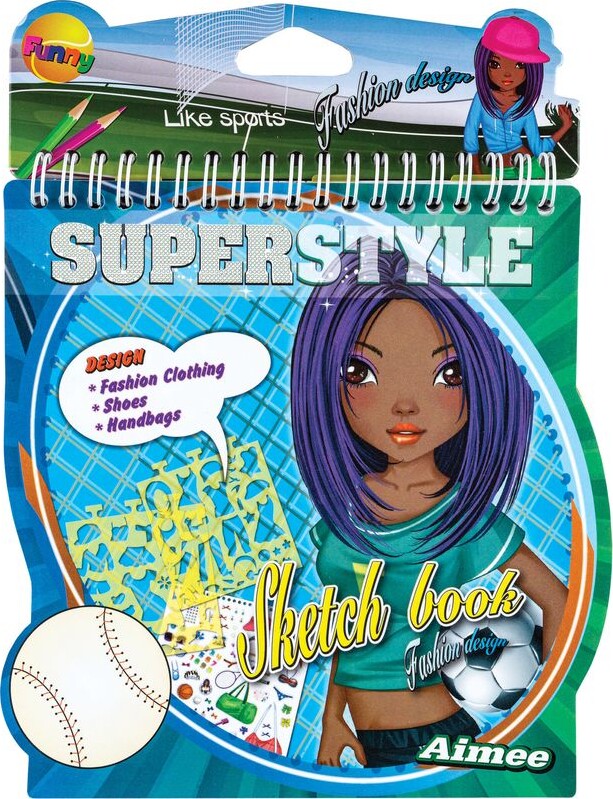Superstyle Sketchbook 18 5 X 18 5 Cm - Centrum - Assorteret