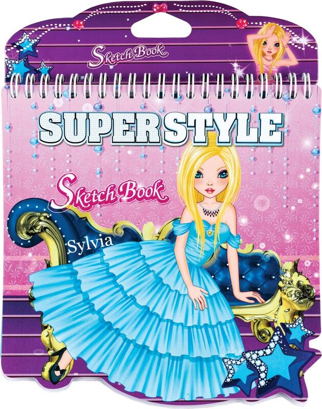 Superstyle Sketchbook 18 5 X 18 5 Cm - Centrum - Assorteret