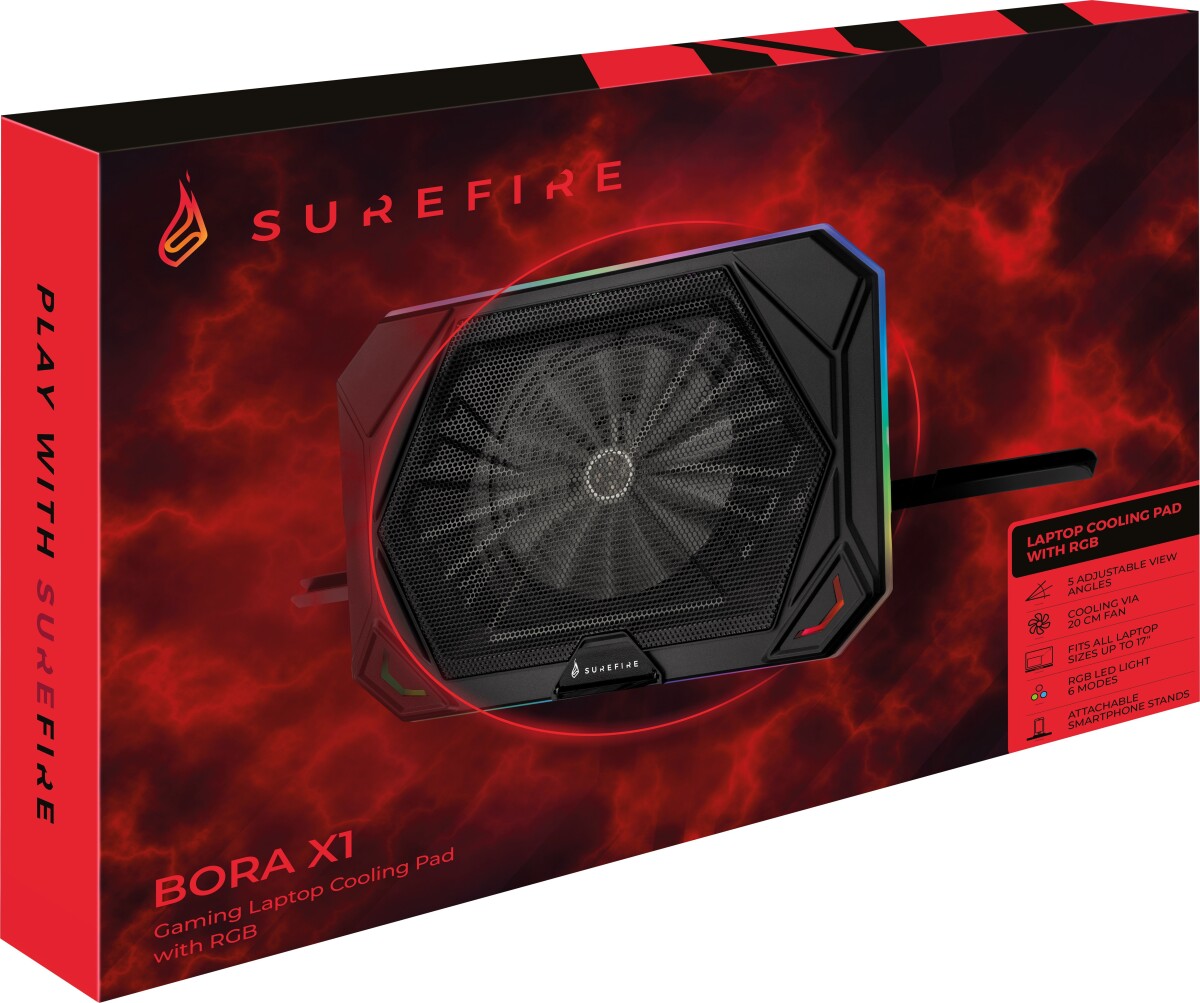 Surefire - Bora X1 Gaming Cooling Pad Rgb