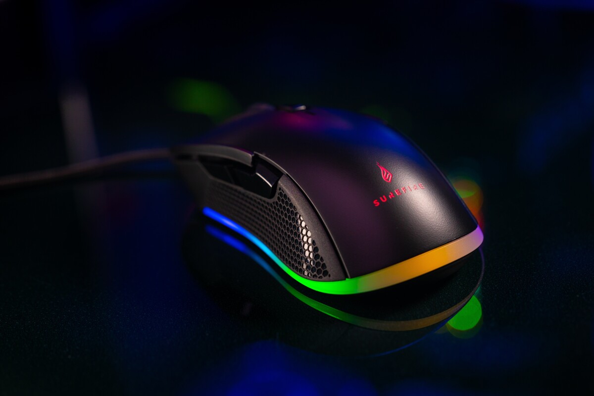 Surefire - Buzzard Claw Gaming 6-Button Mouse With Rgb