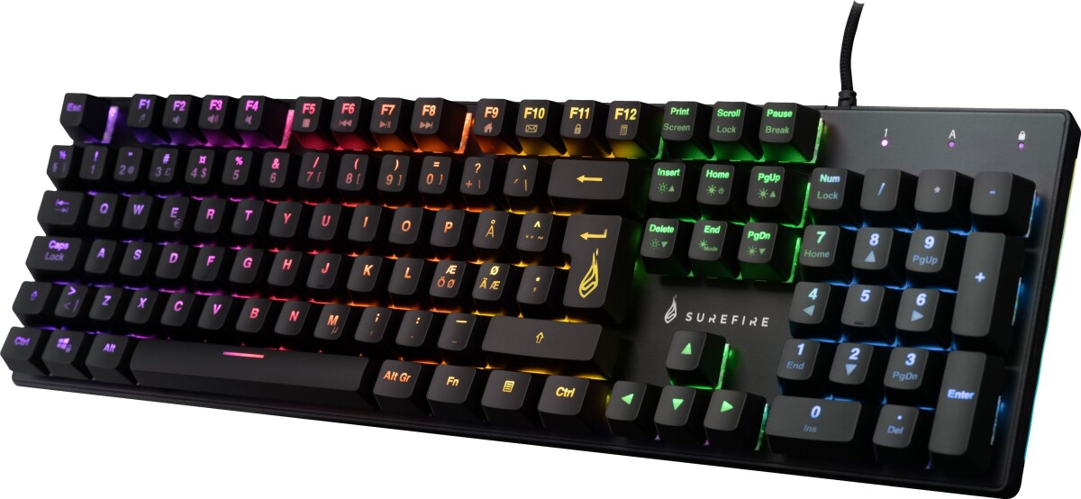 Surefire - Kingpin M2 Mech Gaming Rgb Keyboard Qwerty Nordic