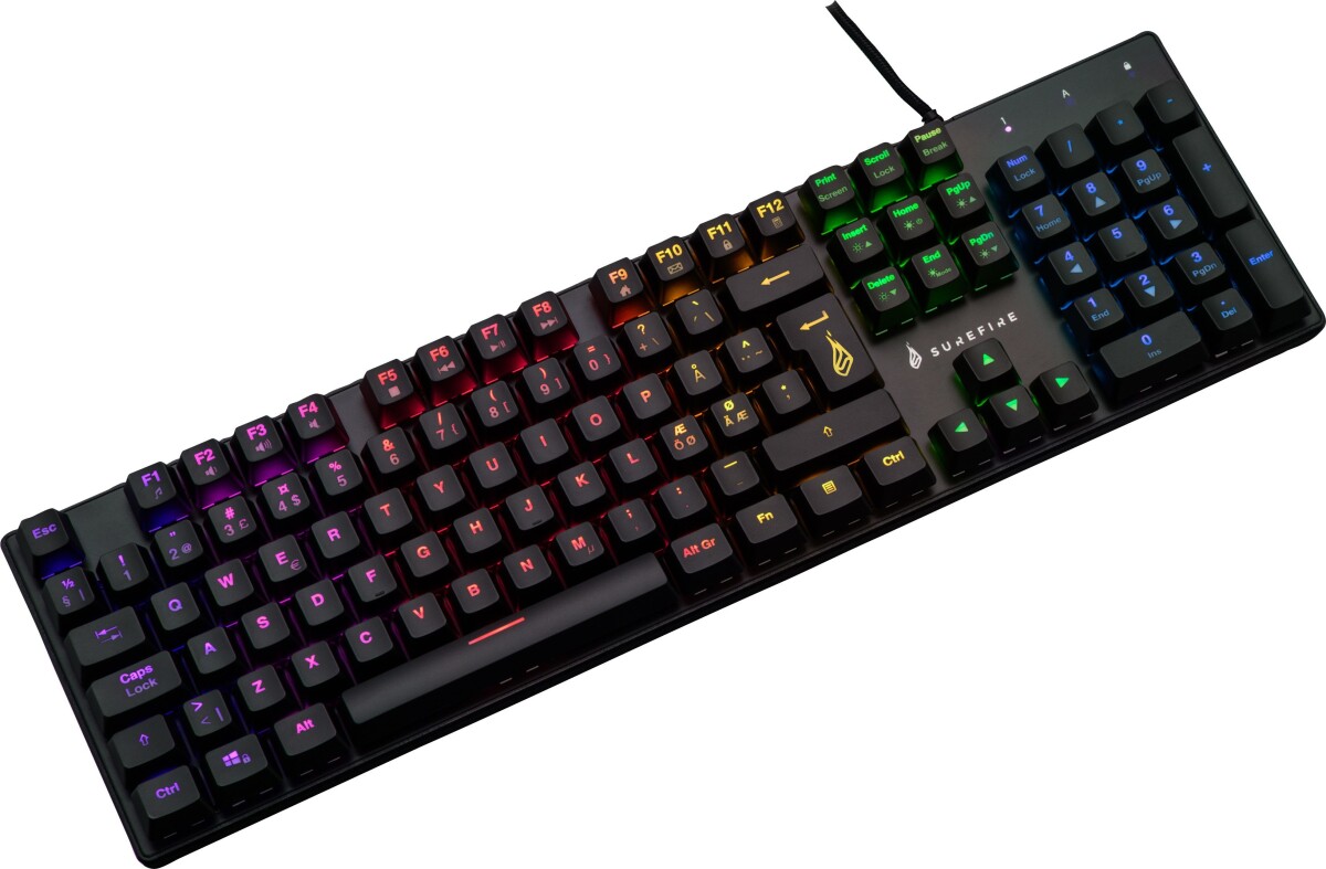 Surefire - Kingpin M2 Mech Gaming Rgb Keyboard Qwerty Nordic