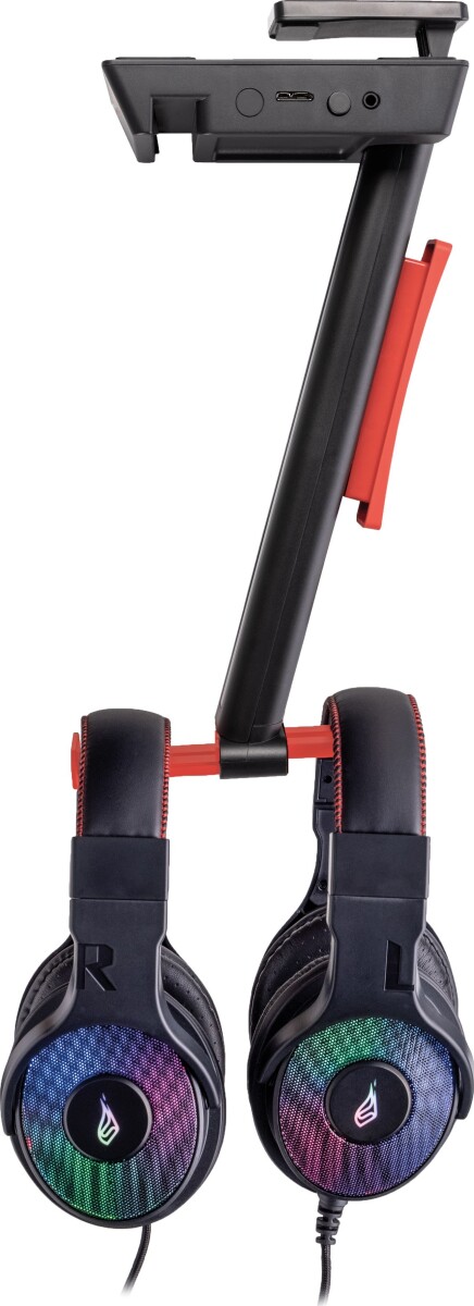 Surefire - Vinson N2 Dual Gaming Rgb Mf Headset Stand Black