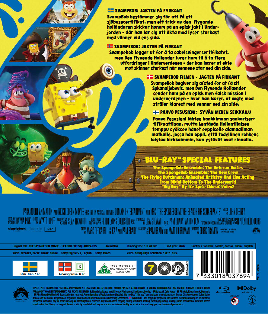 Svampebob Filmen - Jagten På Firkant The Spongebob Movie - Search For