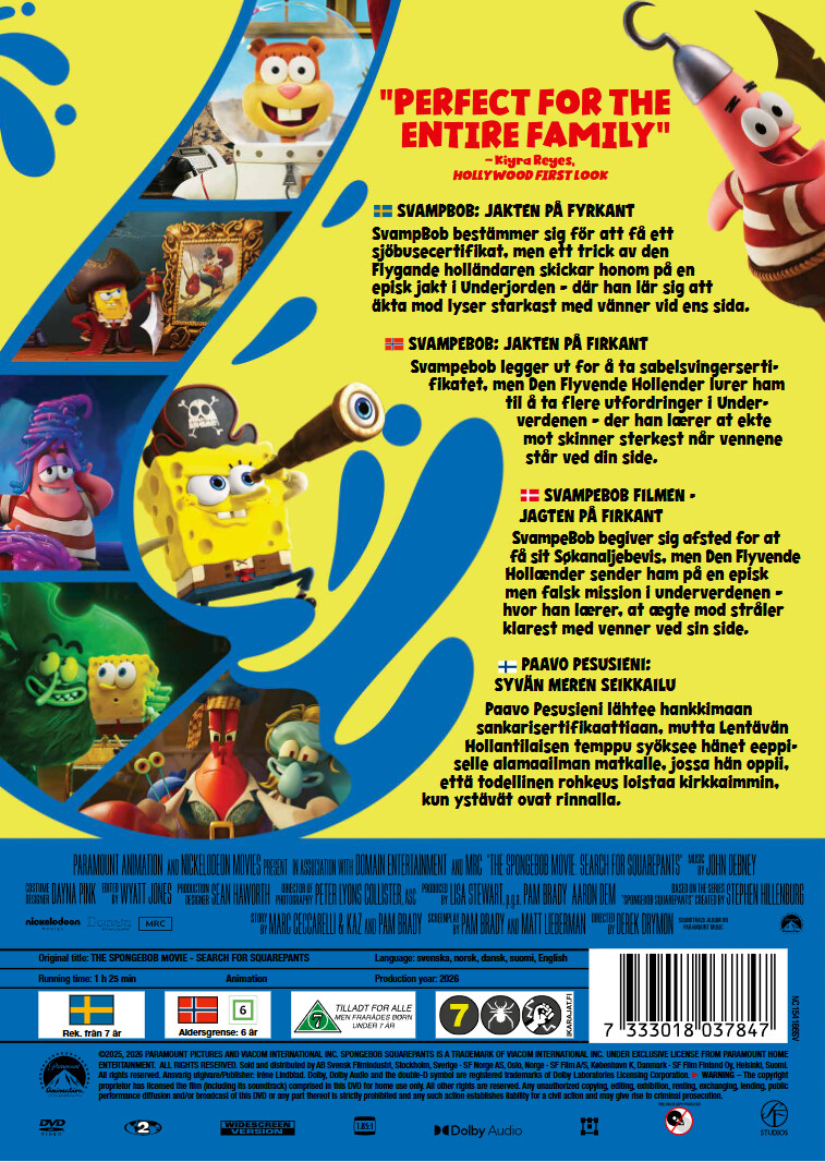 Svampebob Filmen - Jagten På Firkant The Spongebob Movie - Search For
