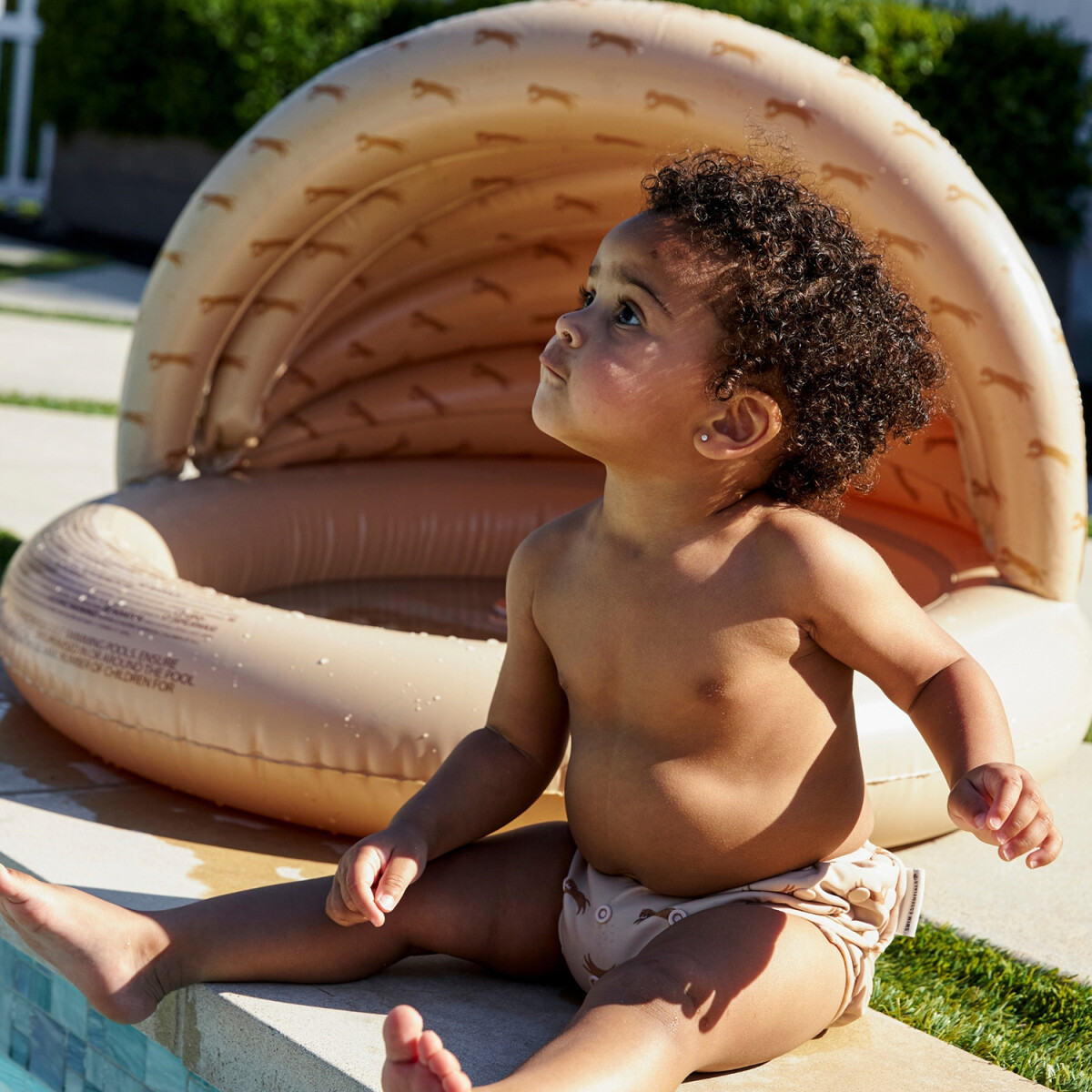Swim Essentials - Badebassin Med Skygge 100 Cm - Roamer Canopy