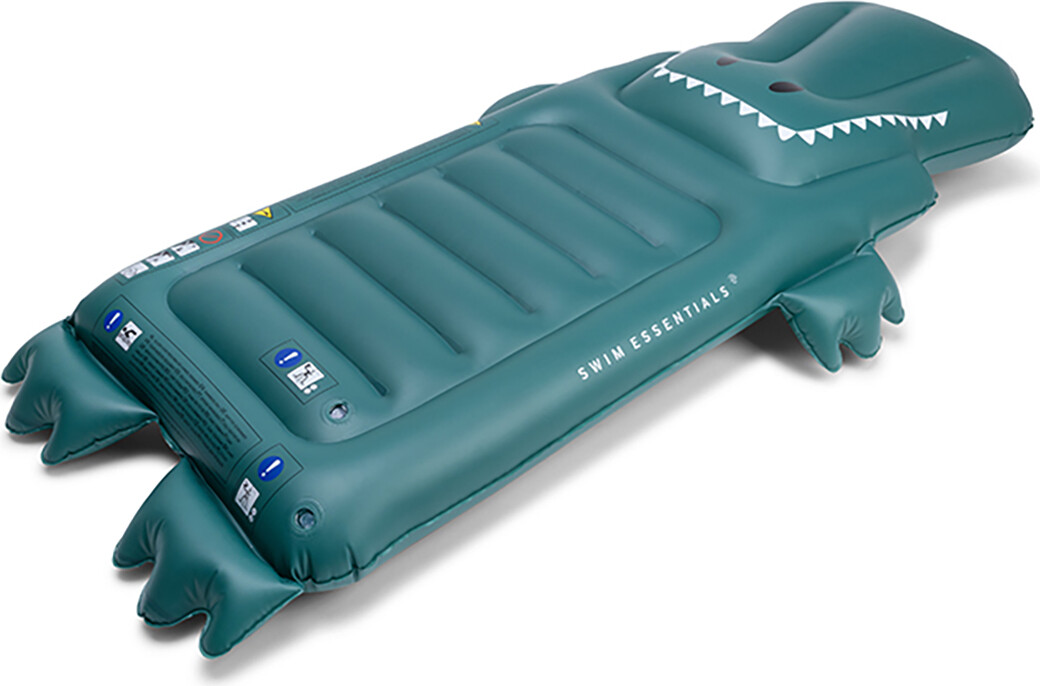 Swim Essentials - Badeflyder 177 Cm - Green Crocodile