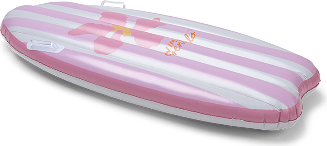 Swim Essentials - Bademadras 120 Cm Med Håndtag - Pink Flower Market