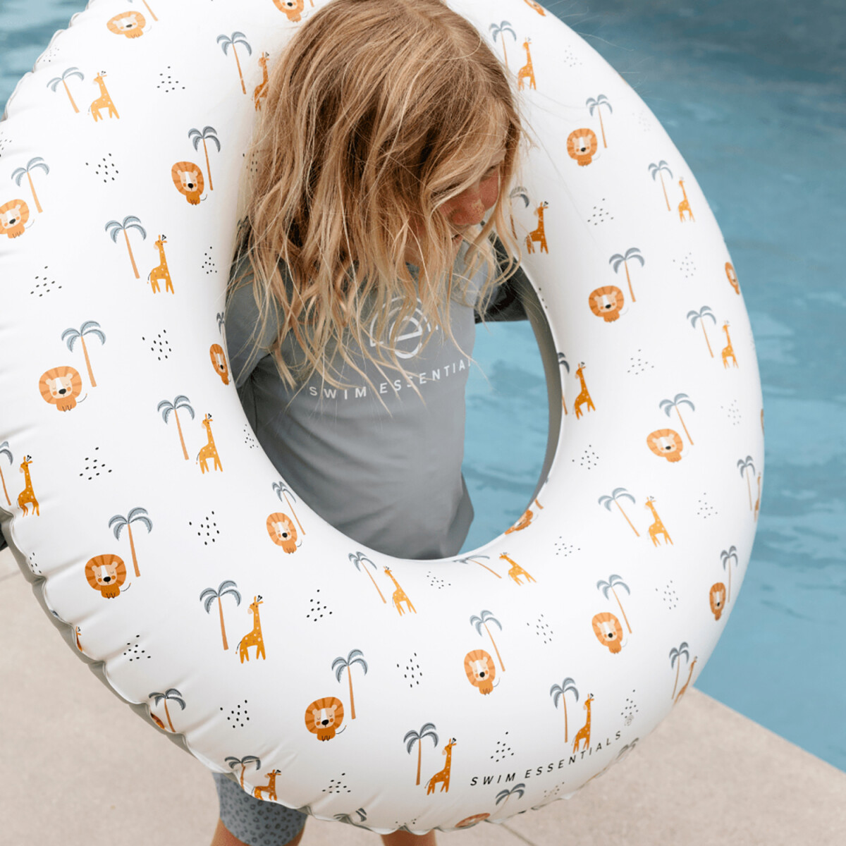 Swim Essentials - Badering Til Børn - 3-6 År - 55 Cm - Jungle