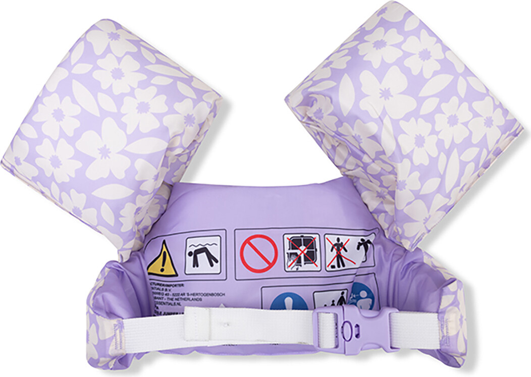 Swim Essentials - Svømmevest Med Vinger - 2-6 År - 15-30 Kg - Blomster
