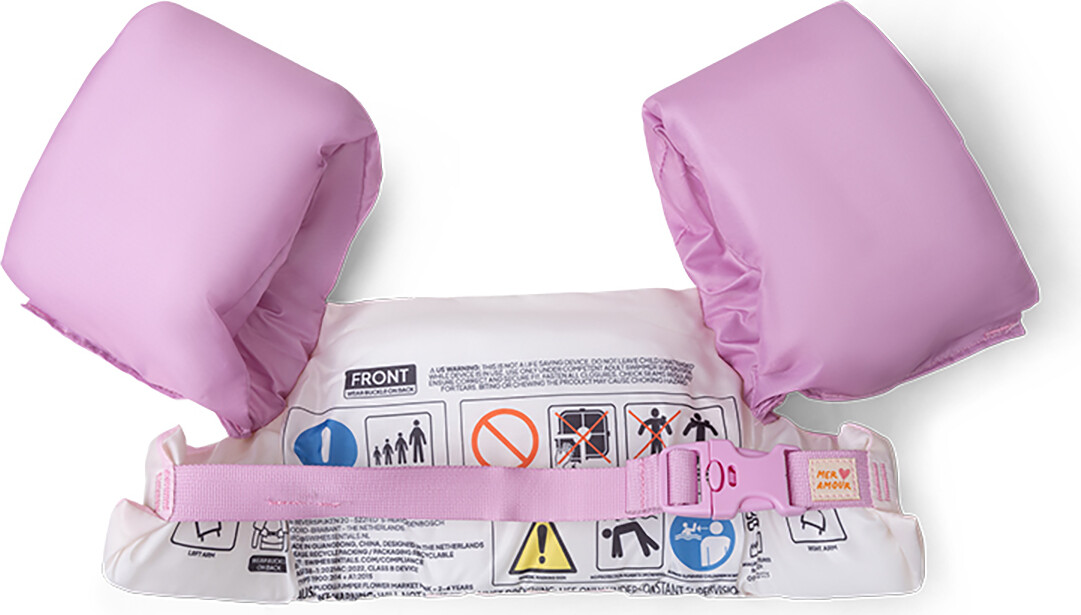 Swim Essentials - Svømmevest Med Vinger - 2-6 År - 15-30 Kg - Pink
