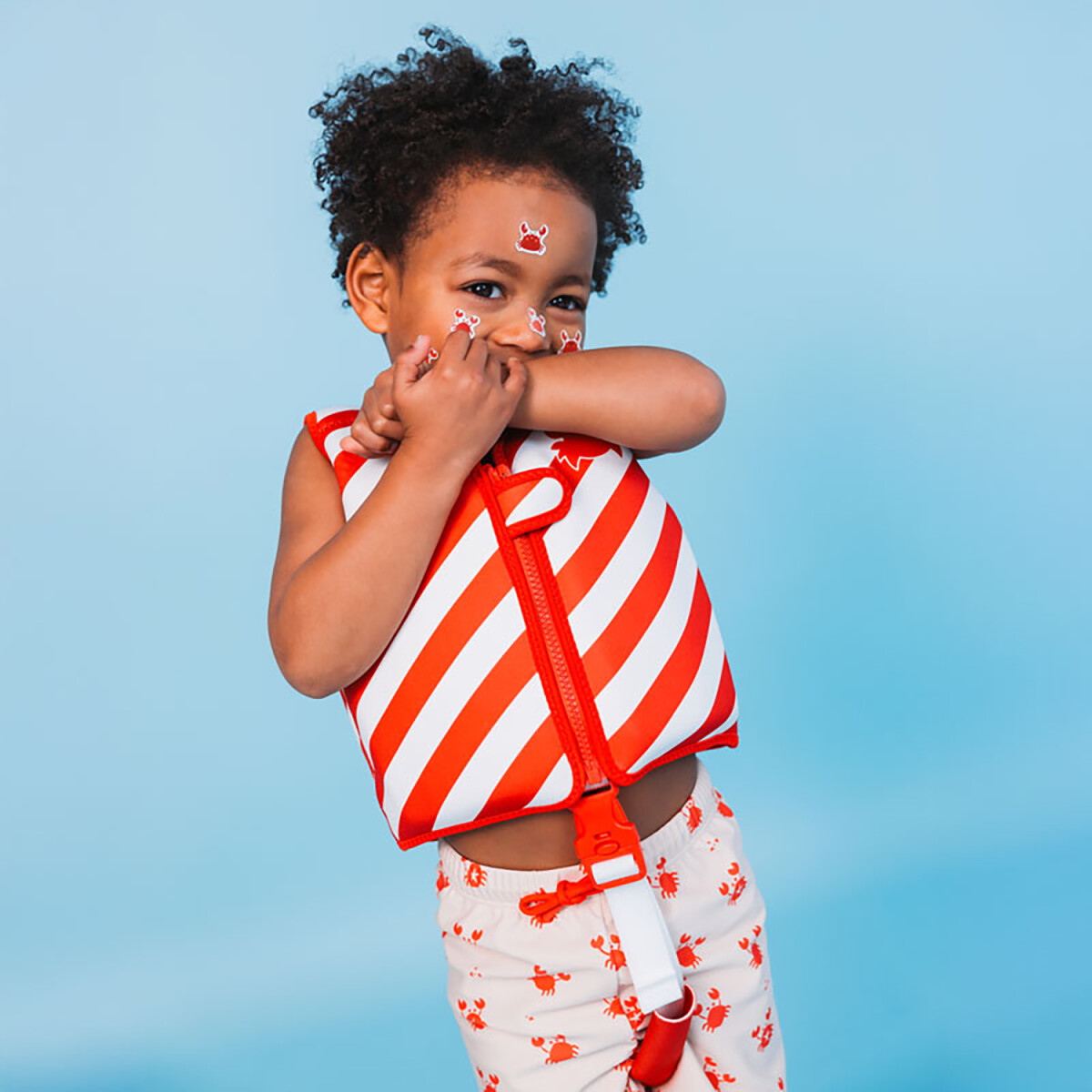 Swim Essentials - Svømmevest - 2-3 År - 15-18 Kg - Krabbe Rød