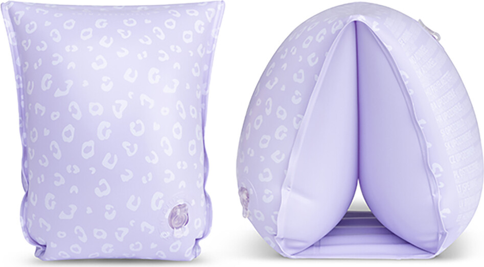 Swim Essentials - Svømmevinger 2-6 År - Lila Lepard