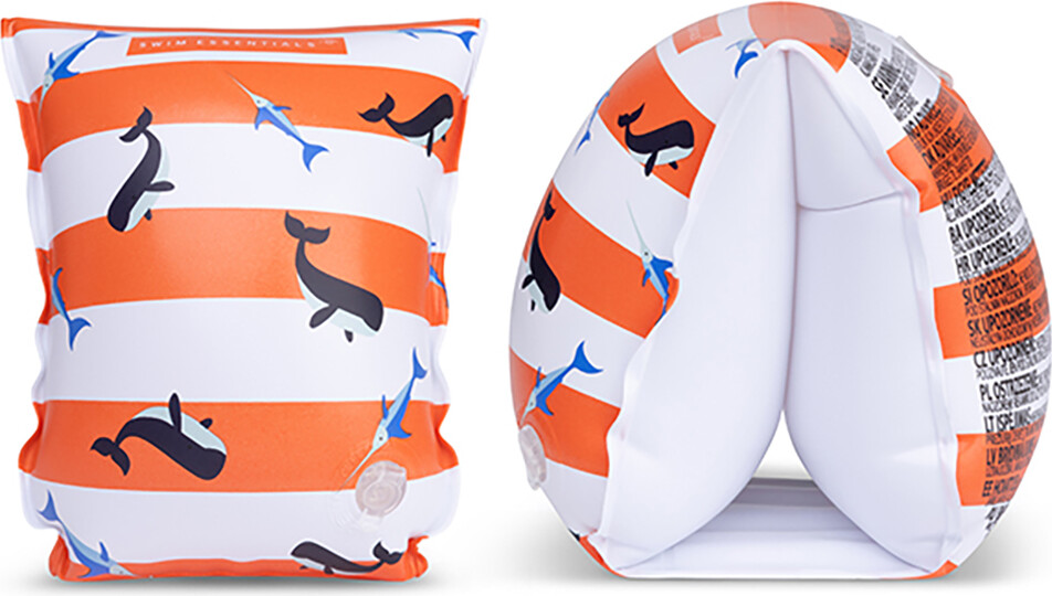 Swim Essentials - Svømmevinger 2-6 År - Ocean Stripes