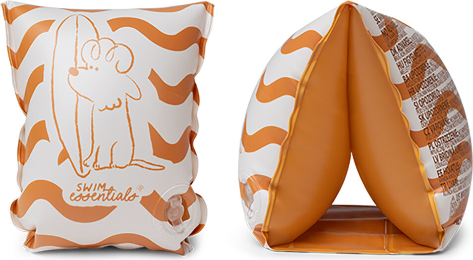 Swim Essentials - Svømmevinger 2-6 År - Orange Surfer