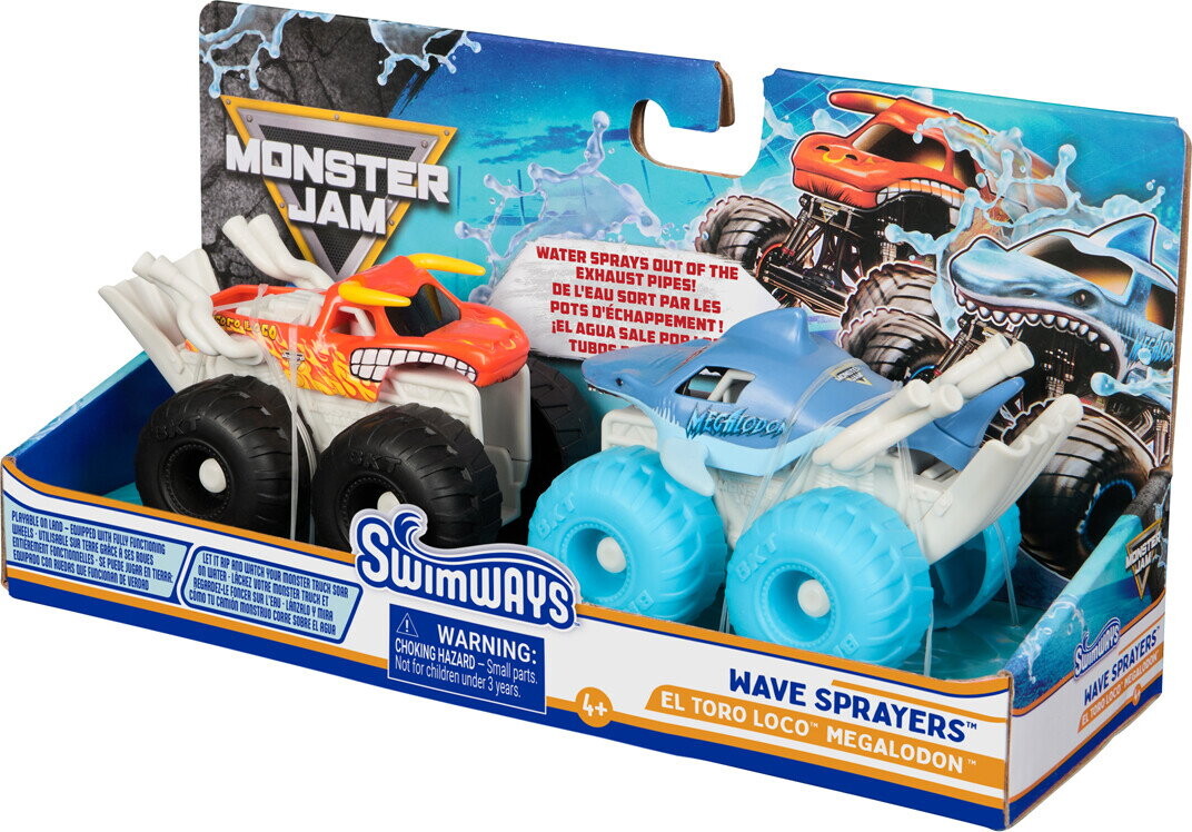 Swimways - Monster Jam Riptide Racere2Pk Assorterede