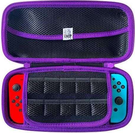 Nintendo Switch Case Etui - Lilla Med Enhjørning