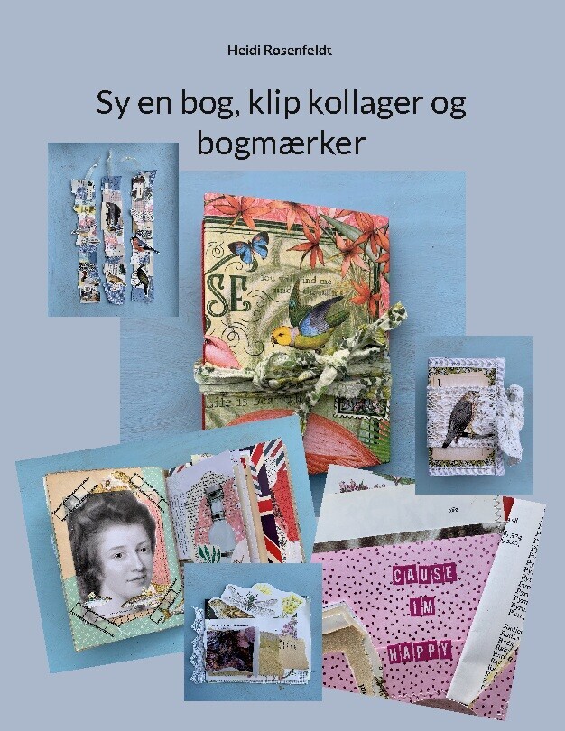 Sy En Bog Klip Kollager Og Bogmærker