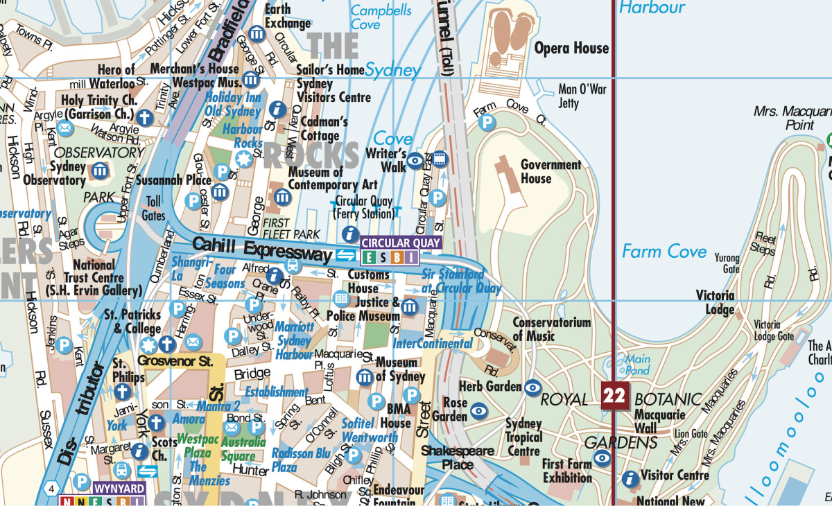 Sydney - Borch Maps