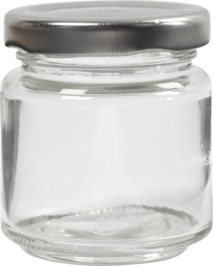 Sylteglas Med Skruelåg - 100 Ml - 6 5X5 7 Cm - 12 Stk