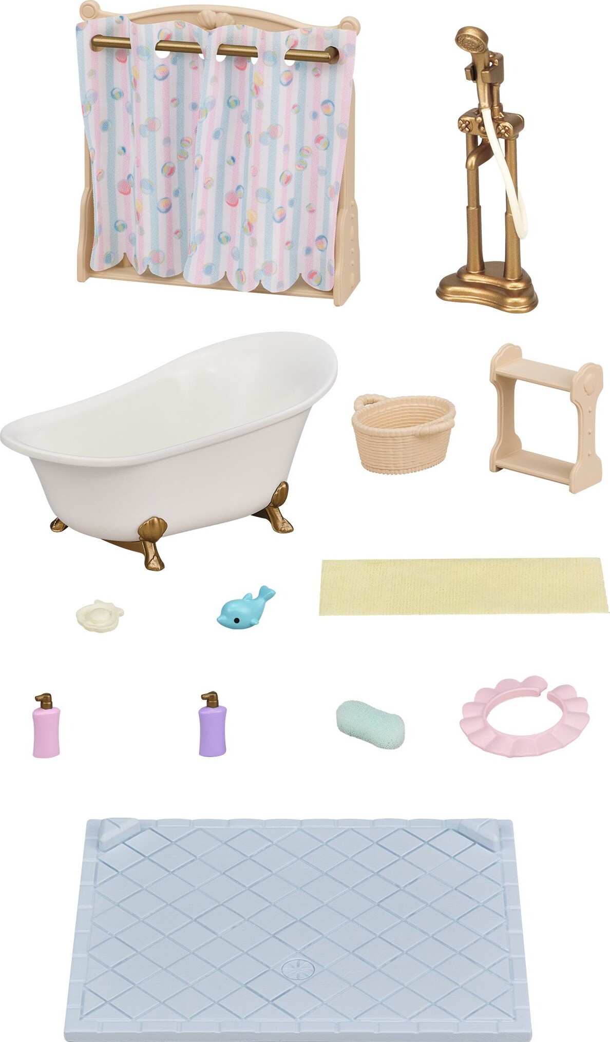 Sylvanian Families - Badeværelse - Bade Og Brusesæt - 5739