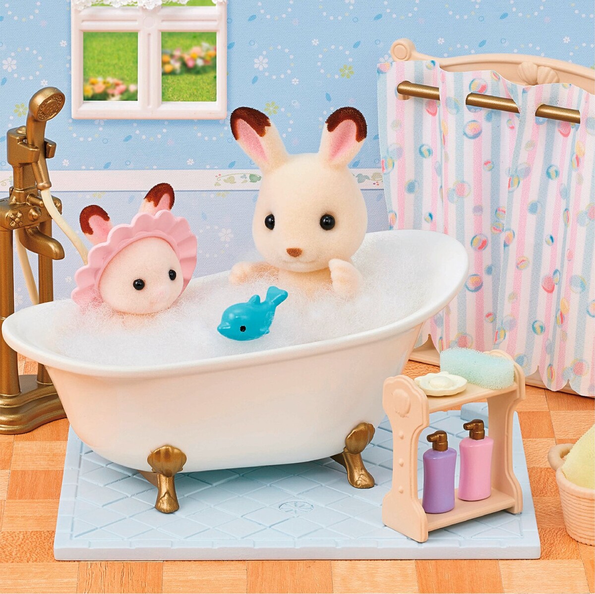 Sylvanian Families - Badeværelse - Bade Og Brusesæt - 5739