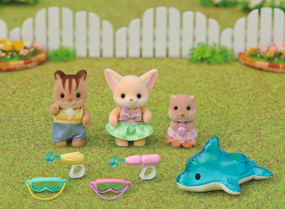 Sylvanian Families - Børnehave Venner - Badebassin Trio - 5749