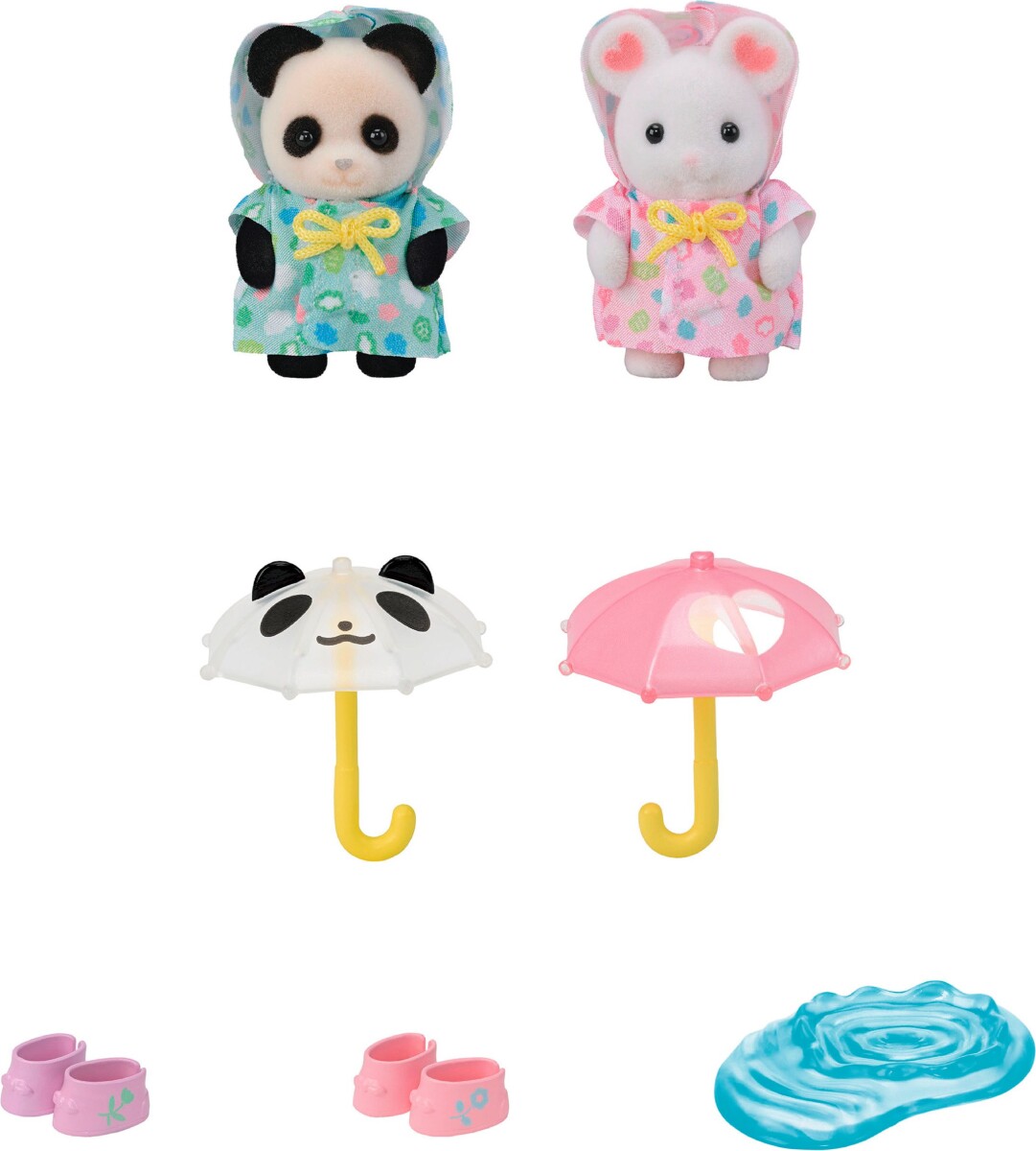 Sylvanian Families - Børnehave Venner - Regnvejrsdag Duo - 5748