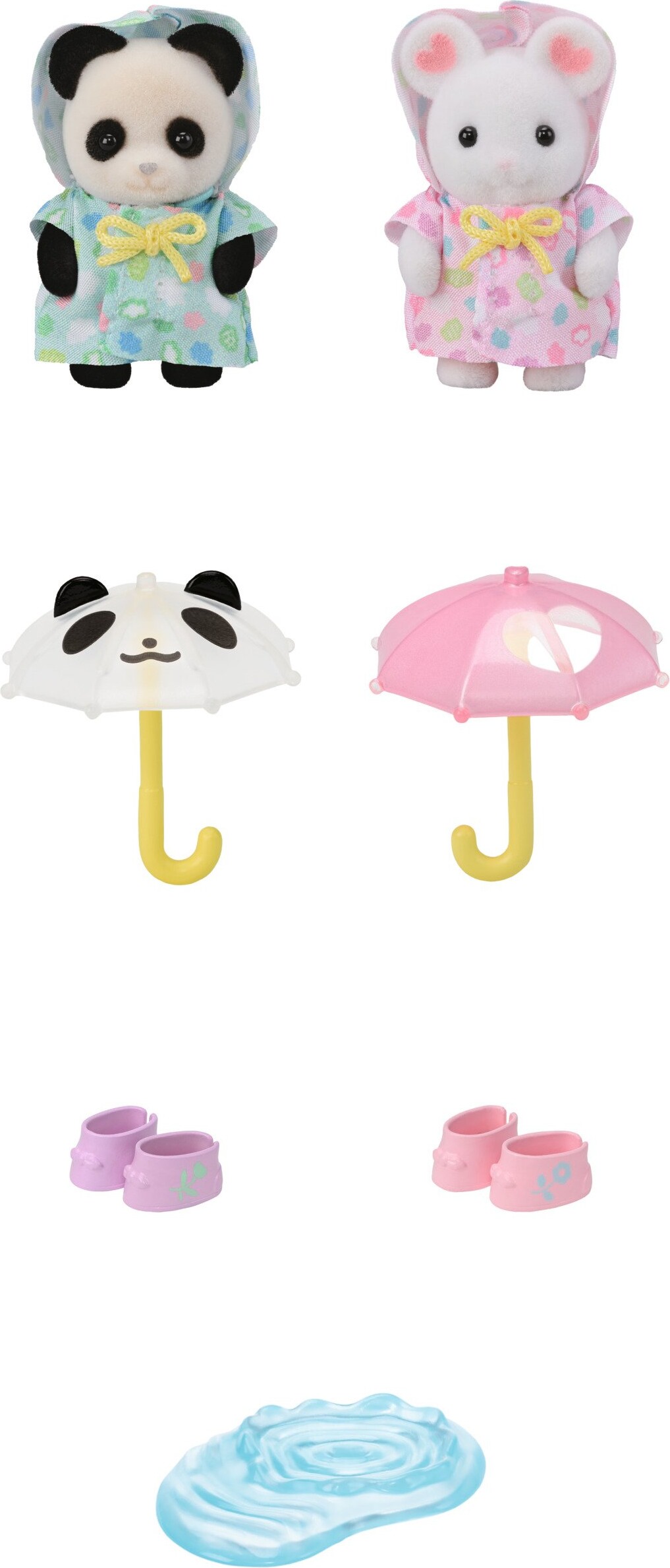 Sylvanian Families - Børnehave Venner - Regnvejrsdag Duo - 5748