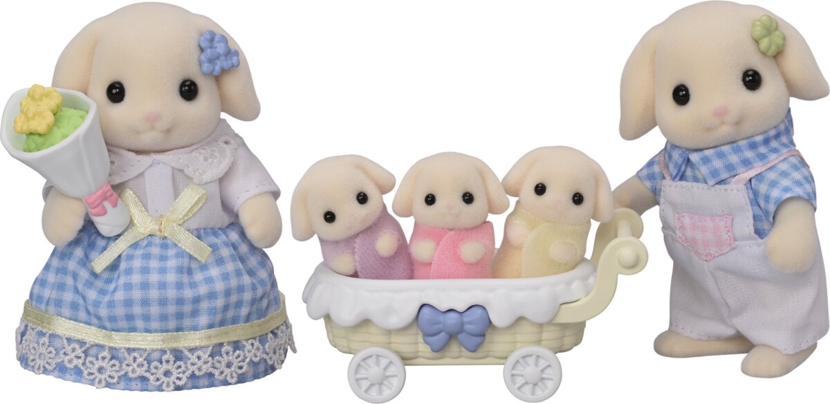 Sylvanian Families Figurer - Flora Kanin Familie - 5735