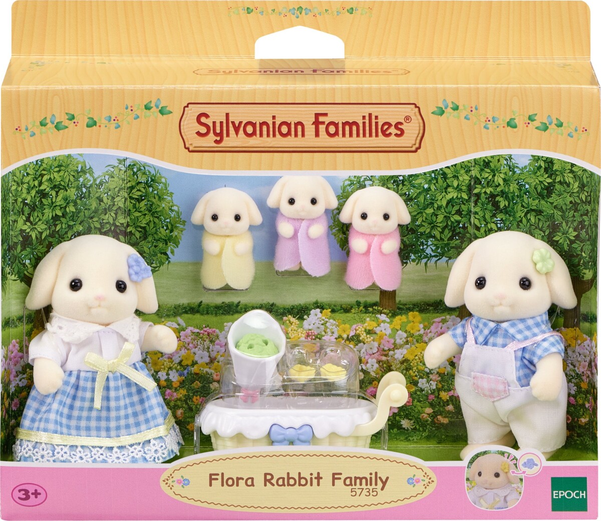 Sylvanian Families Figurer - Flora Kanin Familie - 5735