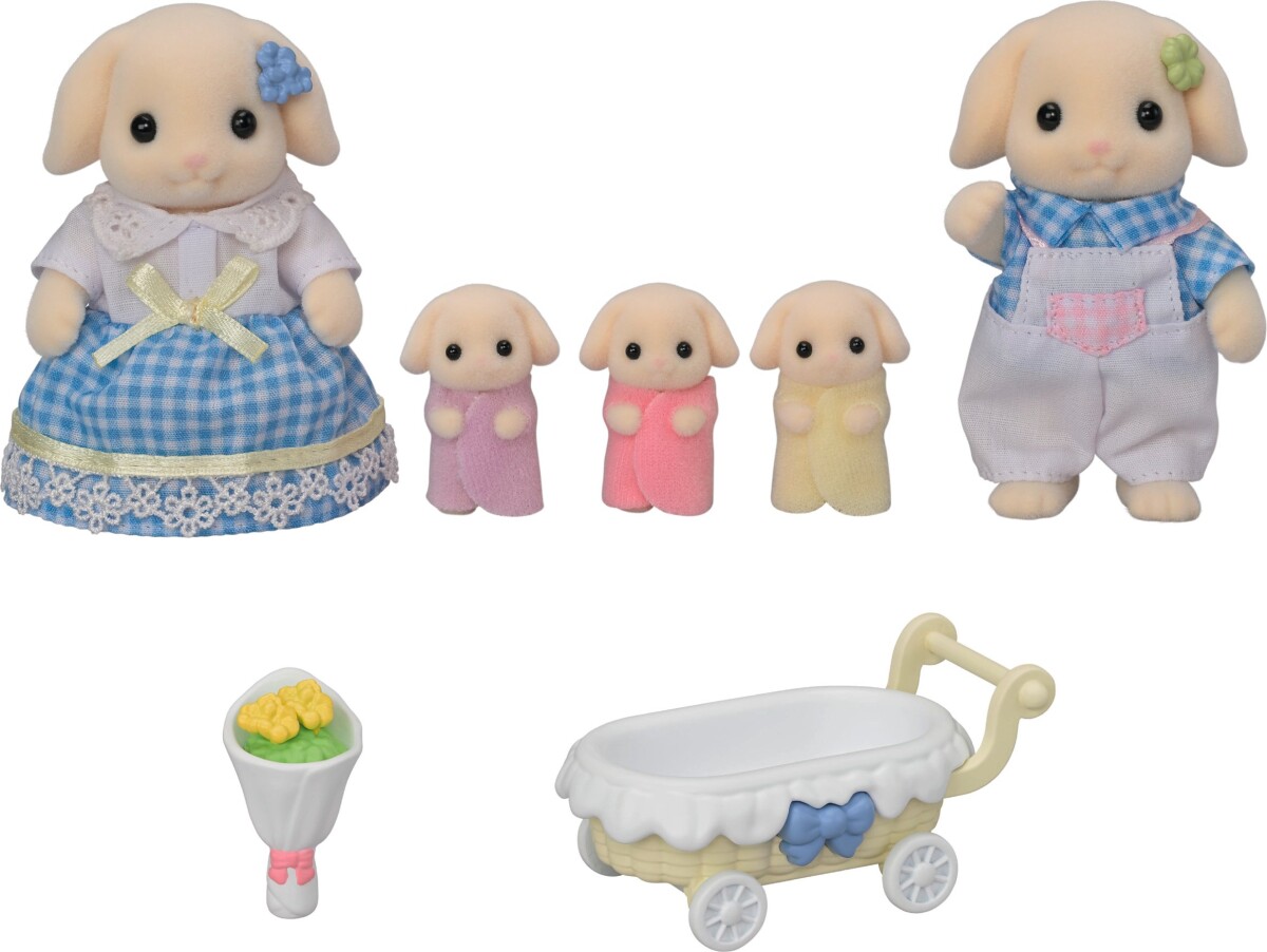 Sylvanian Families Figurer - Flora Kanin Familie - 5735
