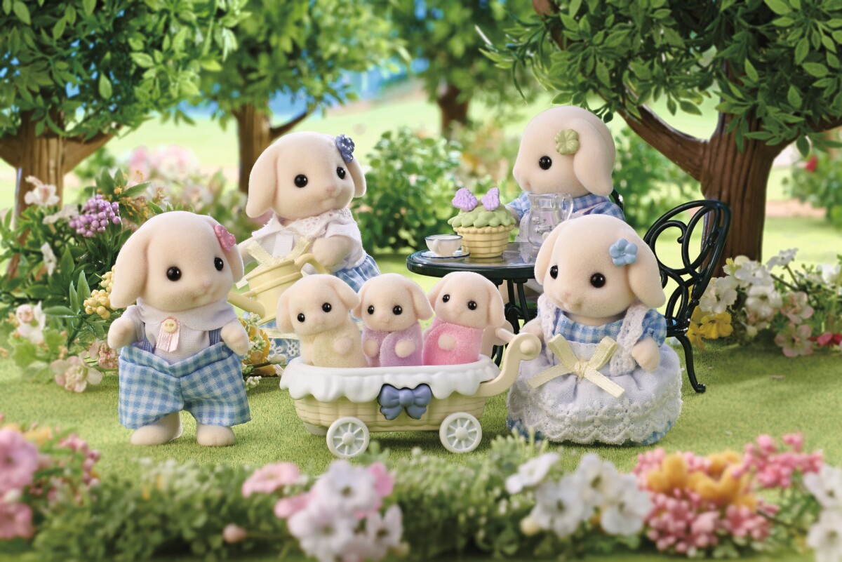 Sylvanian Families Figurer - Flora Kanin Familie - 5735