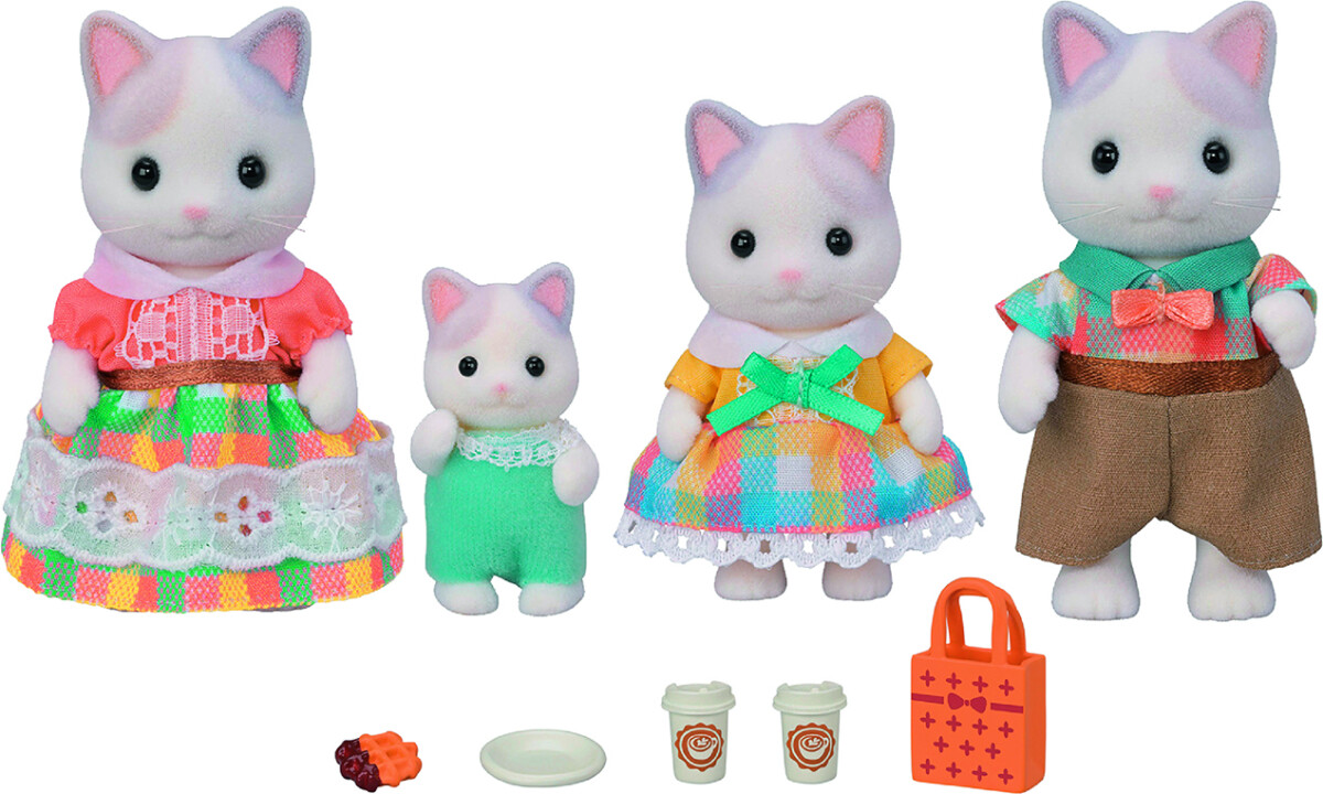 Sylvanian Families Figurer - Latte Kattefamilie - 5738