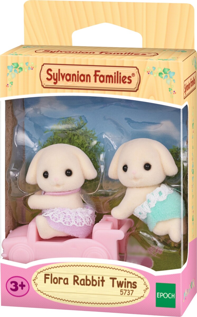 Sylvanian Families Figurer - Flora Kanin Tvillinger - 5737